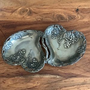 𝅺VINTAGE Godinger Silver Art Co LTD 11”L Tray Dish